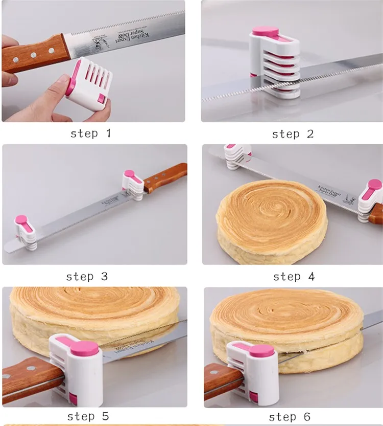 Резак для торта хлеба из пластика 2 шт. кухонный резак сделай сам Режущий Фиксатор