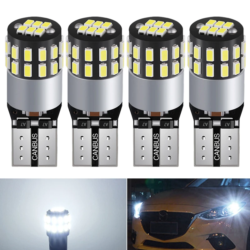 4x светодиодный лампы T10 W5W Canbus габаритные огни для Mazda 3 6 2 CX-5 323 5 CX5 626 Спойлеры MX5 CX GH