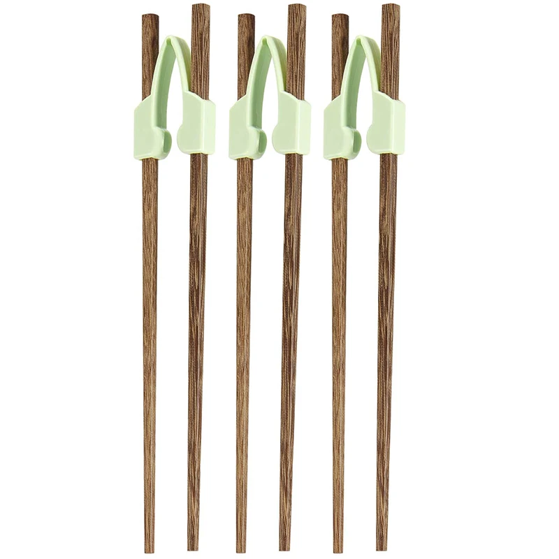 

Chopstick istant, Suitable for Beginners to Train Chopsticks. Reusable Non-Slip Chopsticks 3 Pairs