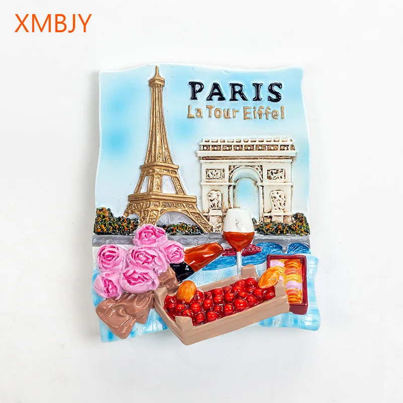 Магнитный холодильник скандинавский Франция креативный туристический Лувр