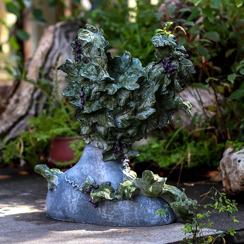 Большая Садовая Статуэтка с изображением персонажа двора статуэтки Декор для