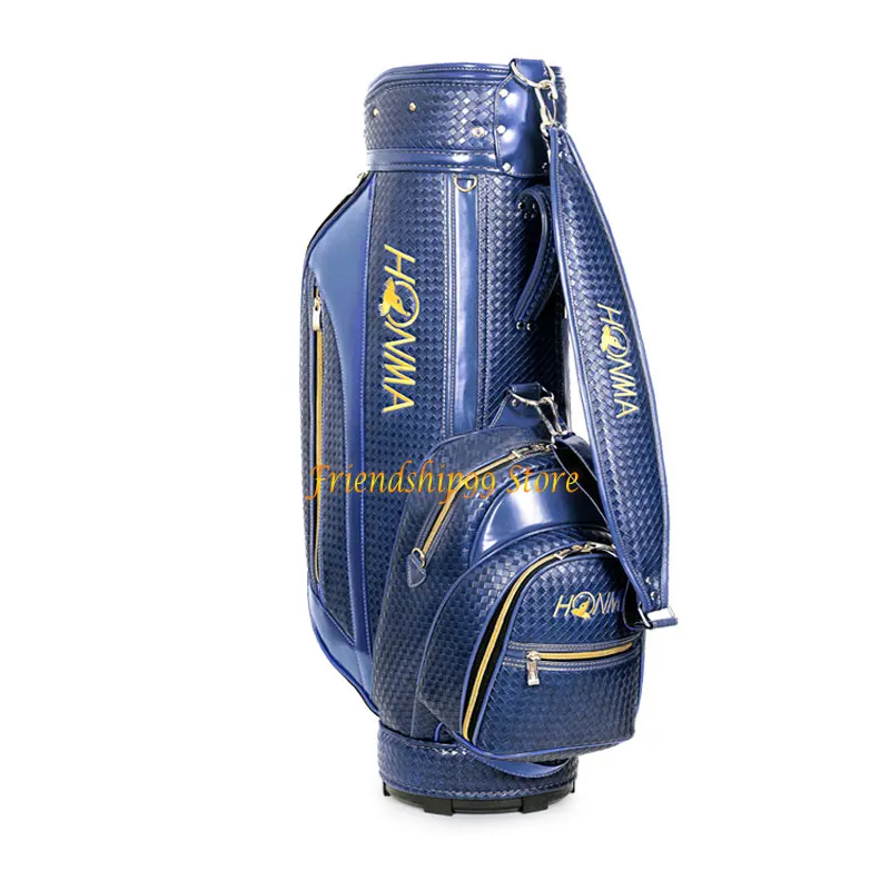Сумки для гольфа Honma Golf stand Сумка водонепроницаемая большая емкость пакеты мульти-карманы прочная сумка для клюшек для гольфа оборудование с 3 цветами - Цвет: blue