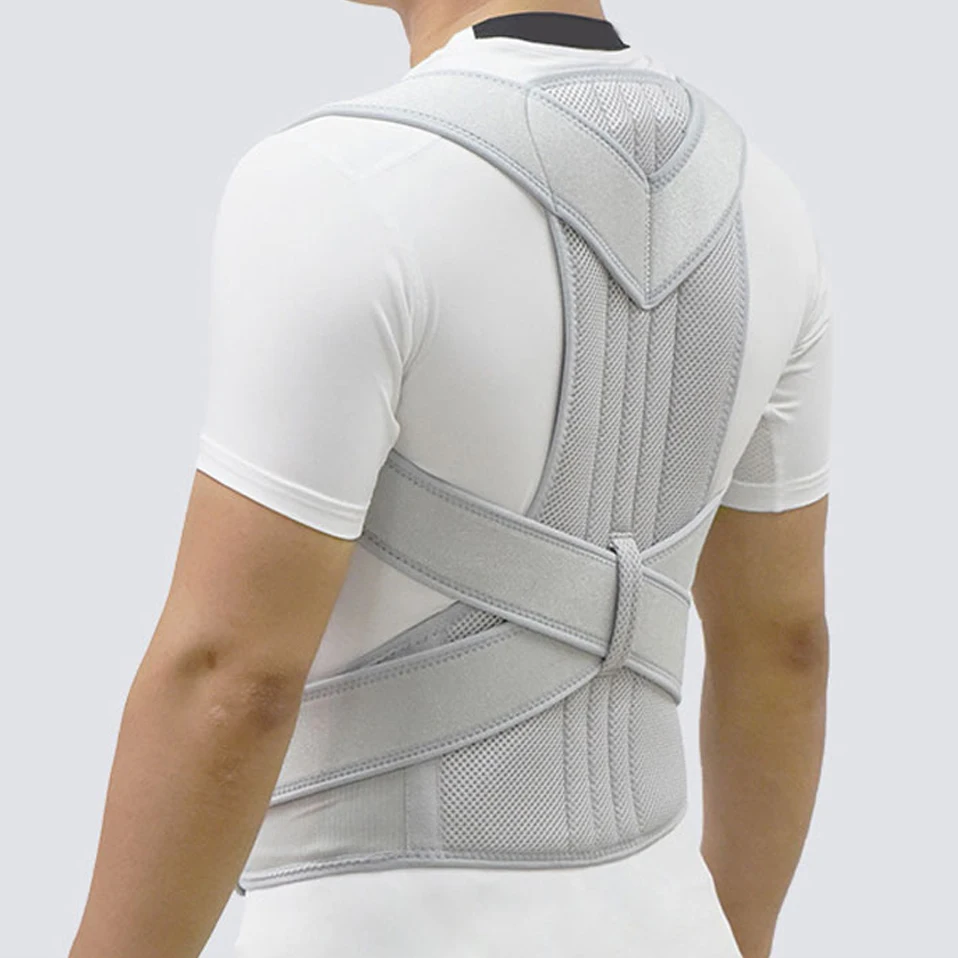 Регулируемый ортопедическая поза корректор коррекция фиксатор плеча спины