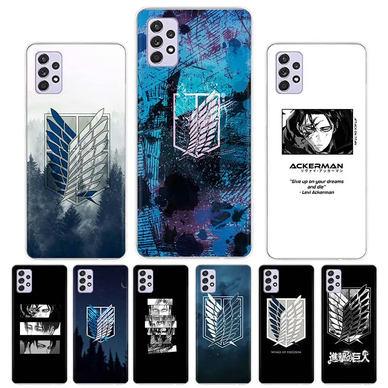 

Attack On Titan Japan Case Funda For Samsung Galaxy A52 A51 A50 A71 A72 A70 A12 A22 A31 A32 A21S A30 A40 A41 A42 A11 Cover Coque