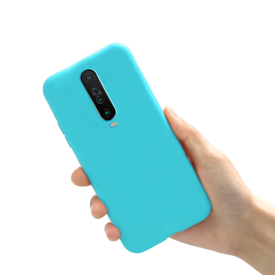 Чехол для Xiaomi Redmi K30 5G ударопрочный, задняя крышка мягкая TPU, сладкие красочные цвета для Coque K 30 POCO X2 Funda on.
