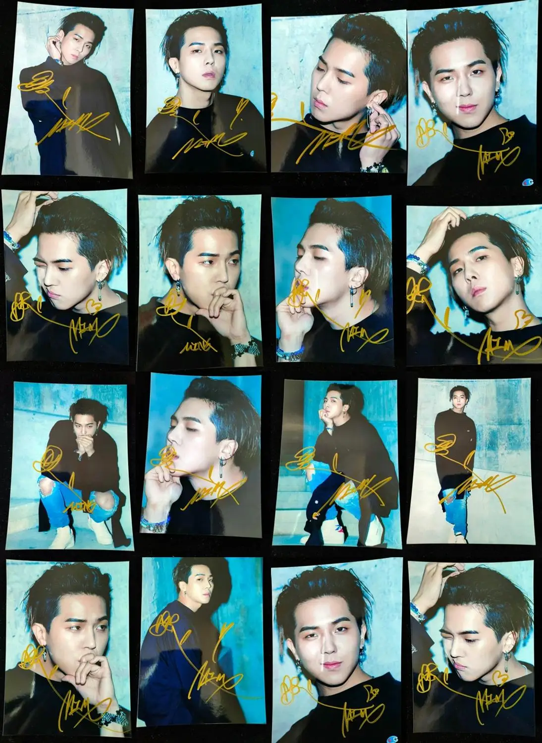 Ручная подпись MOBB Winner MINO фото с автографом 5*7 K POP 14 версий 112020|Фотоальбомы| |