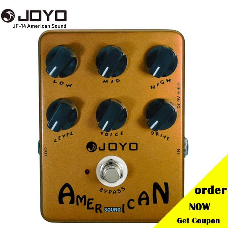 JOYO JF 14 Американский звук гитарная педаль воспроизводит и Mooer отлично выполняет из