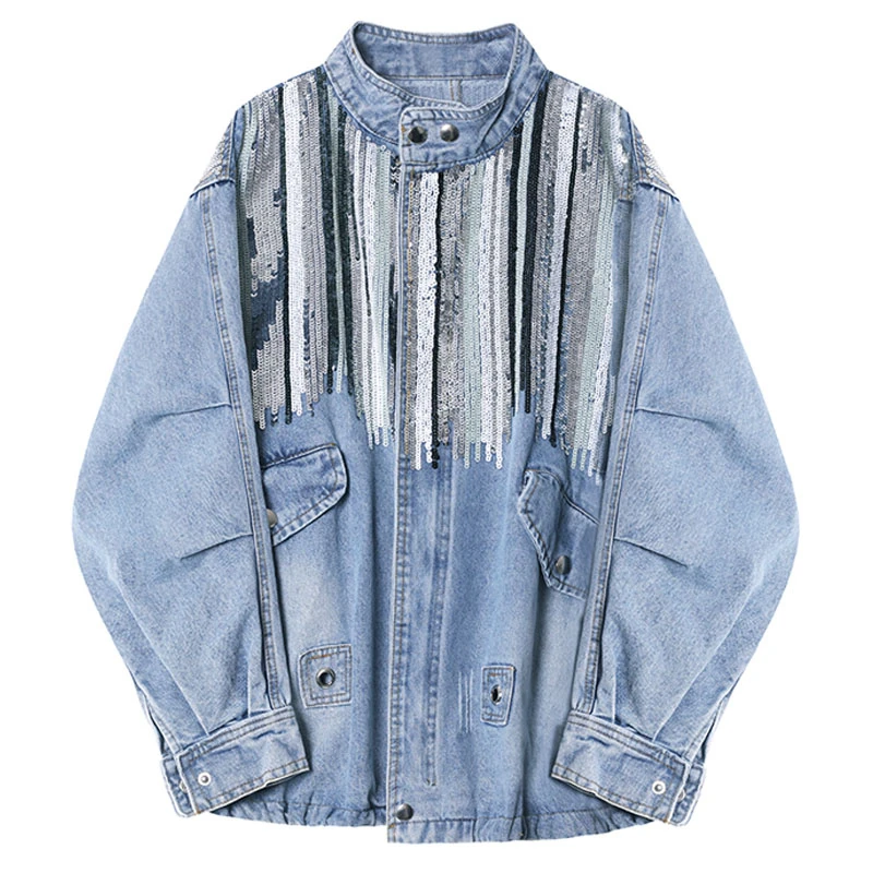 Новинка 2020 весенняя куртка бомбер женское джинсовое пальто уличная одежда