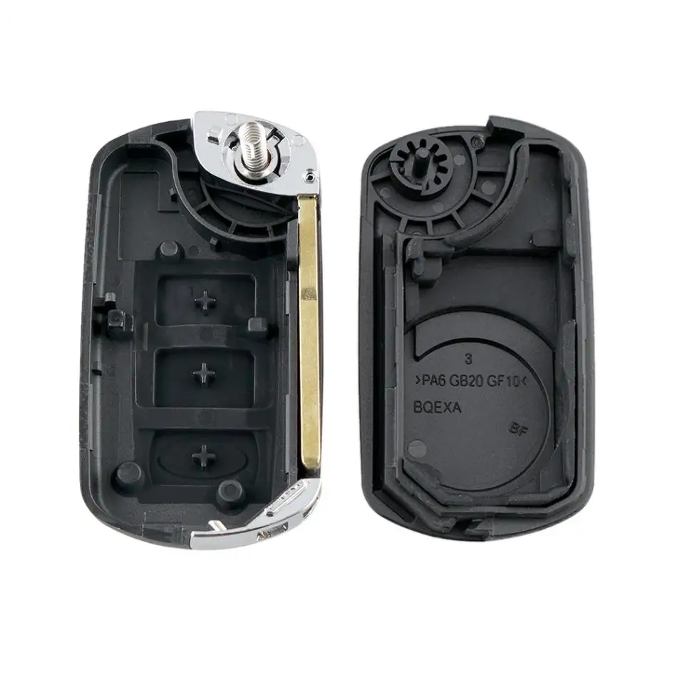 Чехол брелок для авто с 3 кнопками откидной складной чехол дистанционным