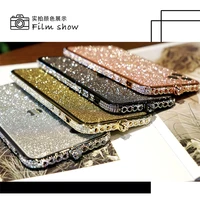 luxury glitter diamond bumper for iphone 11 pro max xr xs max 8 7 plus se 2020 case bling rhinestone metal frame funda