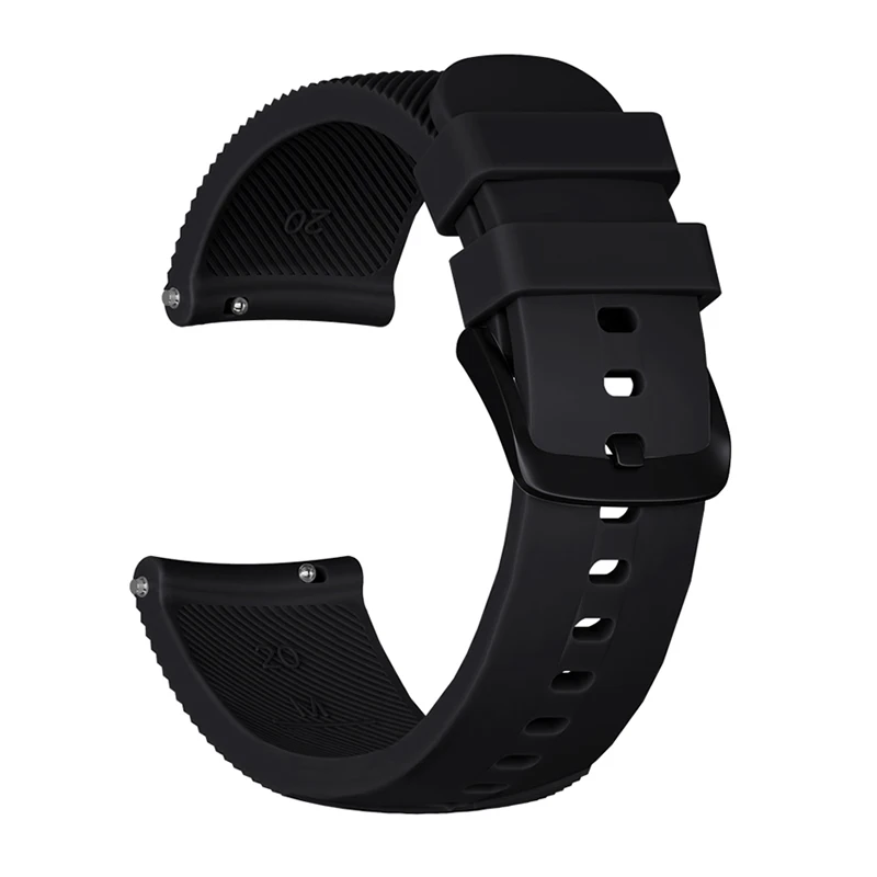 Силиконовый ремешок 20 мм для Moto 360 2-го поколения Мужской 42 Galaxy Watch Active часов