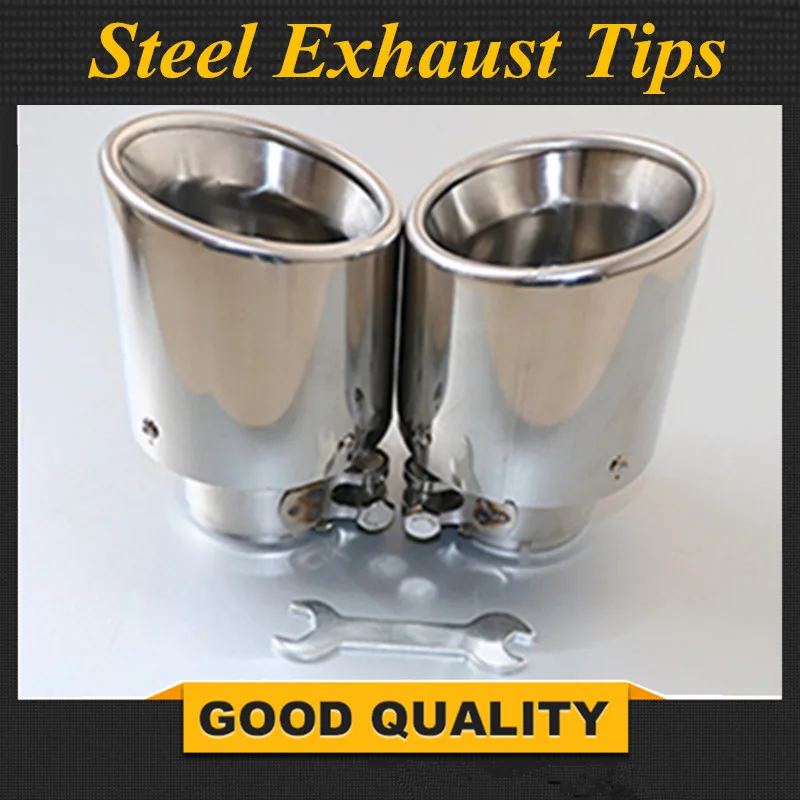 Новейший стиль универсальная выхлопная труба из нержавеющей стали + наконечник