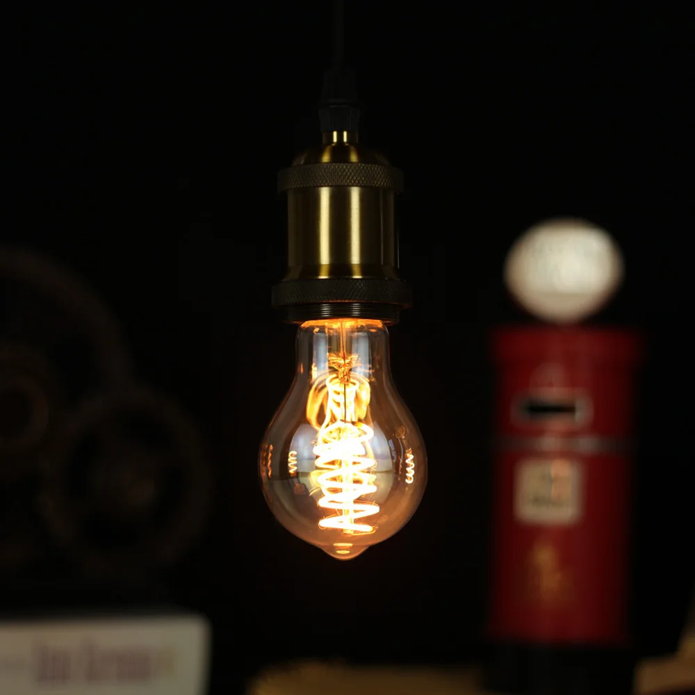 Марочные шарики edison затемнения светодиодный светильник спираль 220V 4W украшения