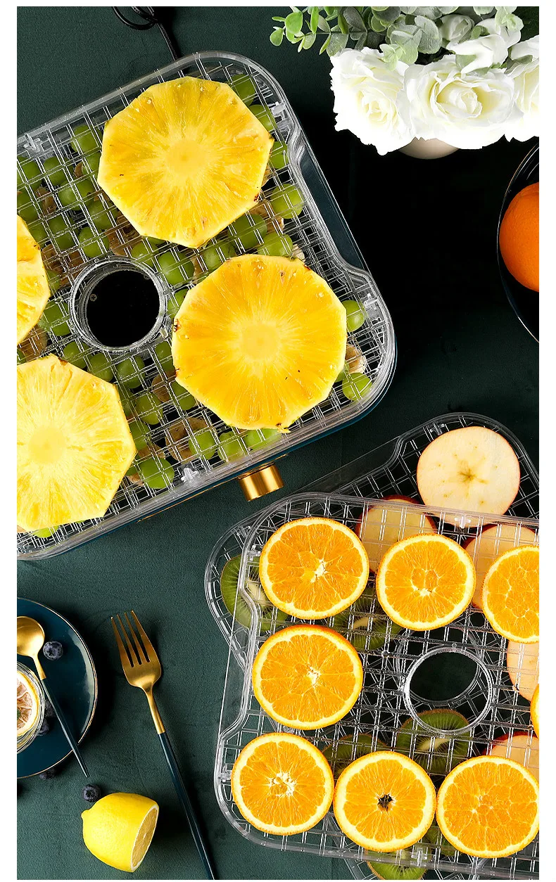 

220V Household Food Dryer Fruit Vegetables Pet Meat Snacks Air Dryer Small Dehydrator Food Dehydrator Snack Fruit Dehydrator