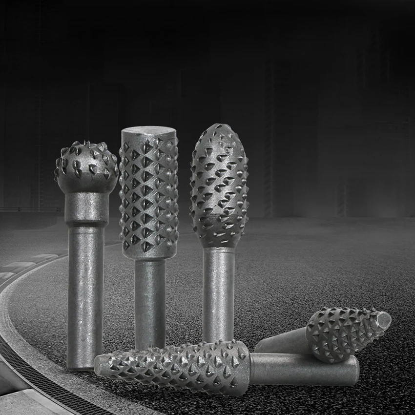 

5pcs/set Woodworking Rotary Embossed Rasp Metal Grinding Carpenter Handheld Tools Wood Carving Files Burr Electric Grinder