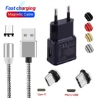 Магнитный провод Micro USB C Magner зарядный кабель honor 6 c pro зарядное устройство для телефона samsung A50 A70 A40 A30 A20 A10 A7 A3 A5 2017 шнур