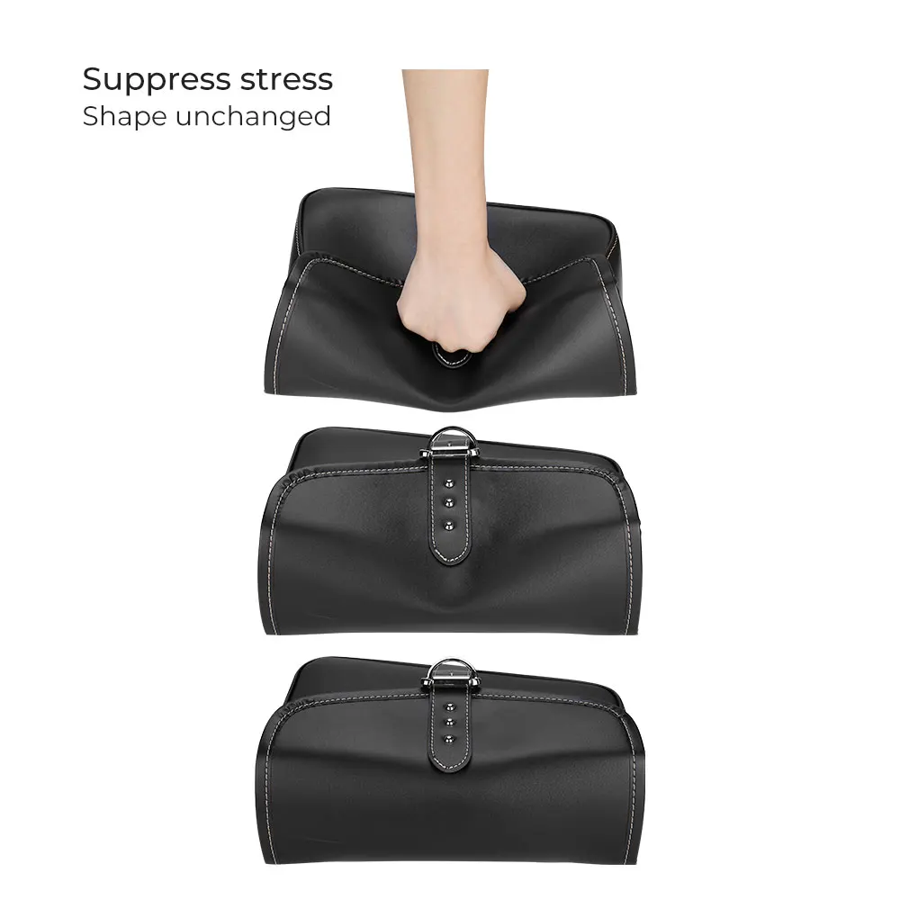 Мотоциклетная кожаная сумка для багажа Боковая Сумка SWINGARM Sportster XL 883 1200 Iron Dyna Softail