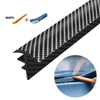 Универсальная уплотнительная лента для заполнения зазора на приборной панели автомобиля, усовершенствованная резиновая Пылезащитная лента из углеродного волокна, Стайлинг автомобиля, украшение автомобиля