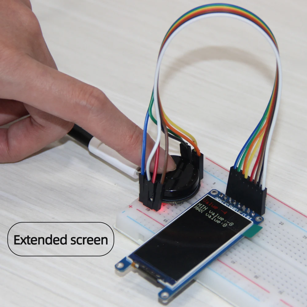LILYGO®TTGO T-ENCODER ESP32 RGB светодиодный кольцевой кодировщик поддерживает стандартный