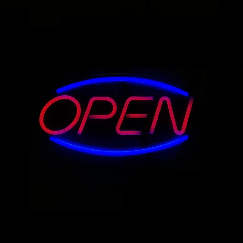 Открытый светодиодный неоновый настенный светильник s вывески слов для магазина