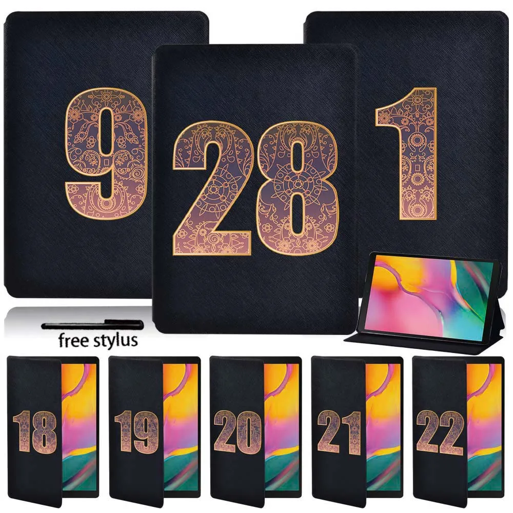 

PU Leather Stand Tablet Case for Samsung Galaxy Tab A A6 7.0 9.7 10.1 10.5 / E 9.6"/Tab S5e 10.5" Leather Anti-fall Cover Shell