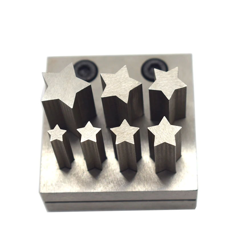 

Jewelry Disc Cutter 7 Punch Set Metal Star Mold Cutting Punching jewelry Tools