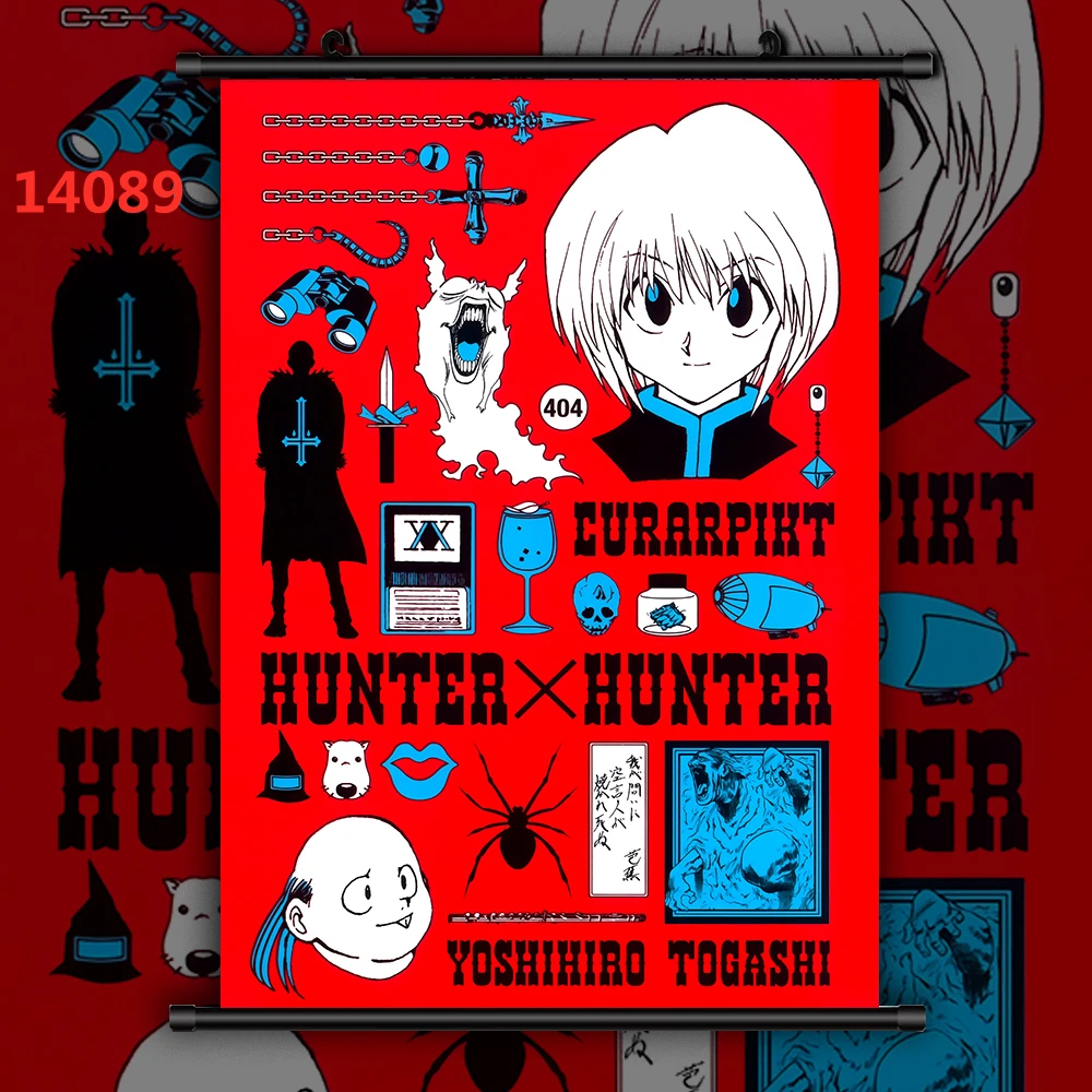 Картина на холсте Hunter X Gon Freecss Killua Zoldyck Kurapika Leorio Chrollo