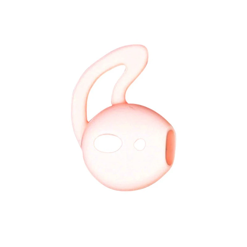 light pink Left Многоцветный для Airpods 2 Bluetooth беспроводная гарнитура Ушная крышка Нескользящие силиконовые наушники-вкладыши анти-потеря силиконовые наушники/один - Цвет: light pink Left