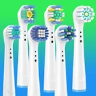 Сменные головки SUOJI для зубной щетки Oral B, 6 стилей, мягкая щетина Dupont 3D Excel, насадка для электрической зубной щетки с коробкой