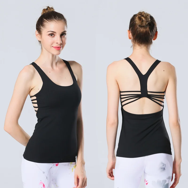 

Летние сексуальные женские майки, сухие быстросохнущие рубашки для йоги, свободные спортивные майки для тренажерного зала и фитнеса, для бе...