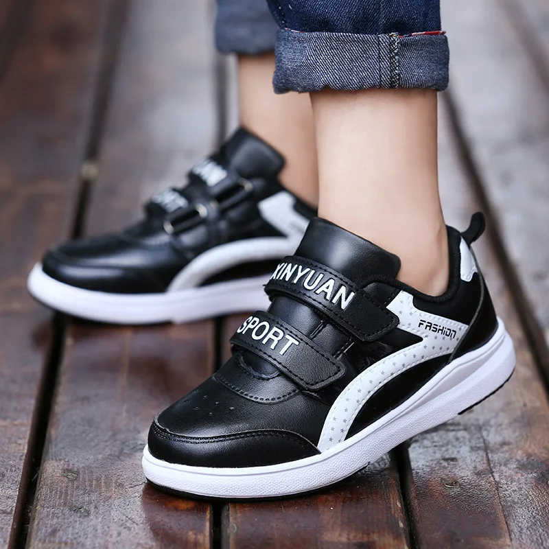 2019 Белая обувь для мальчиков и девочек повседневная спортивная детская