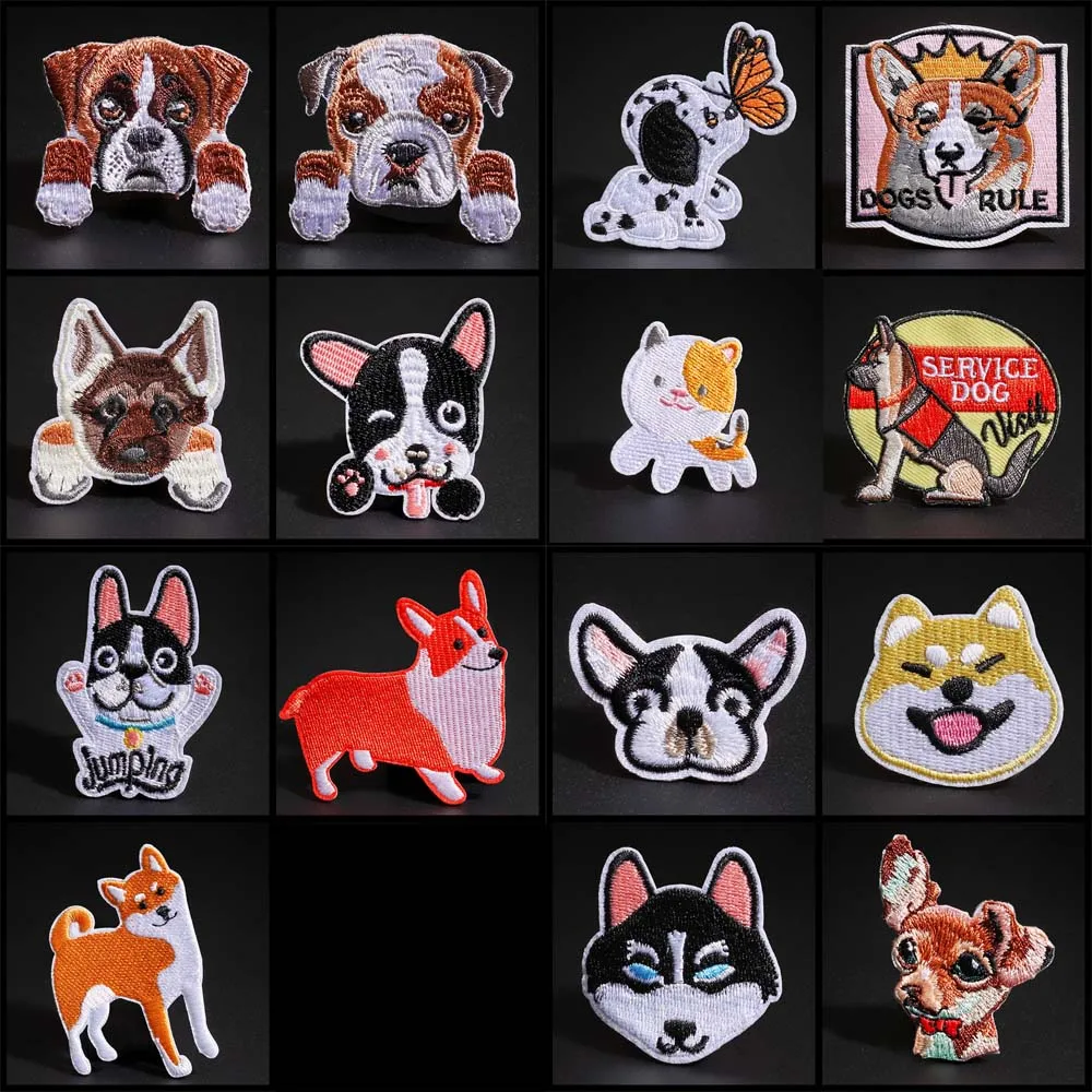 Животное собака серии Косплей Shiba патчи Хаски Акита бульдог немного пасторальный