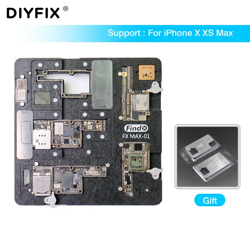 DIYFIX Find X PCB fixment IC Chip для iPhone XS MAX материнская плата монтажная мобильного телефона