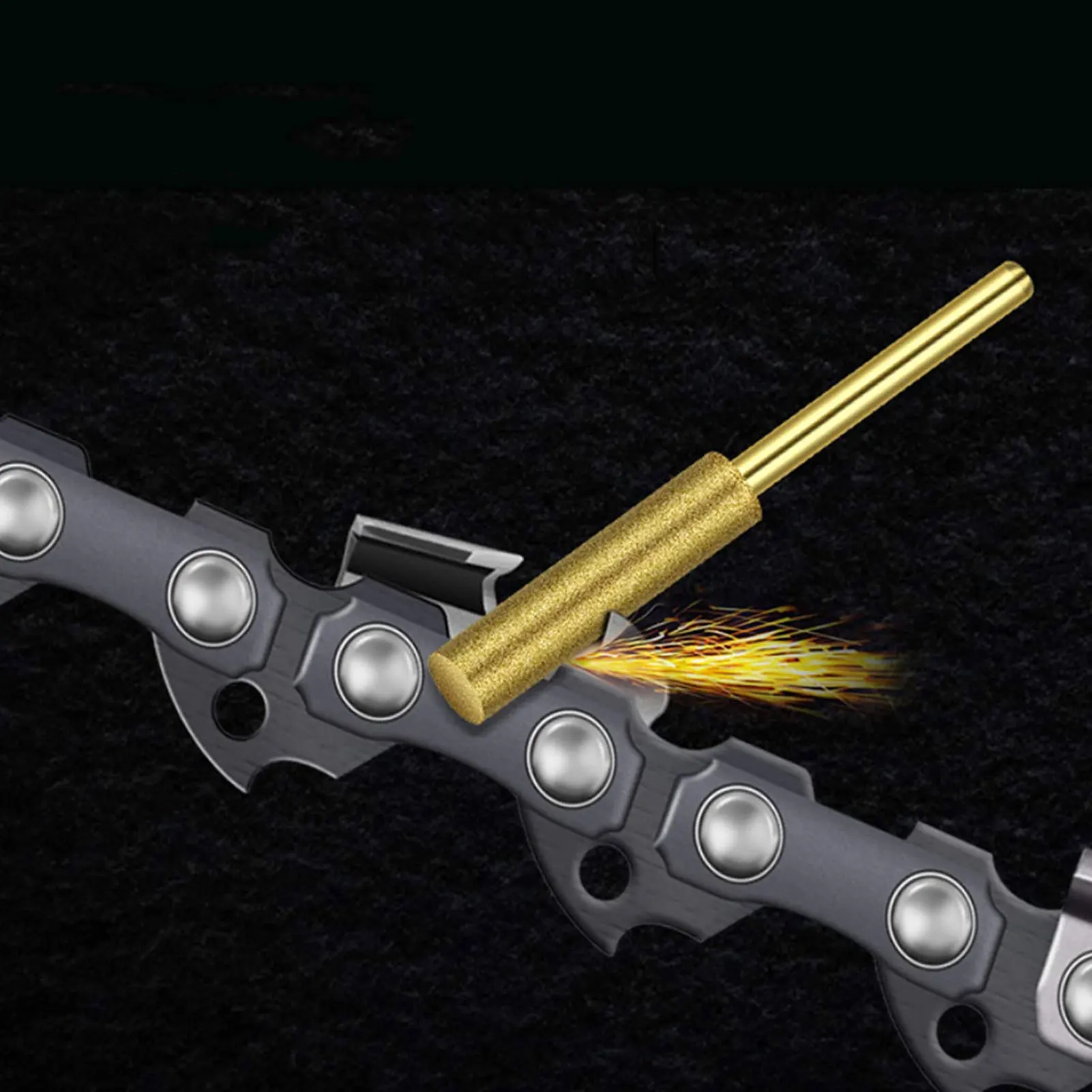 8 шт. сверла для бензопилы алмазная точилка с титановым покрытием высокопрочная