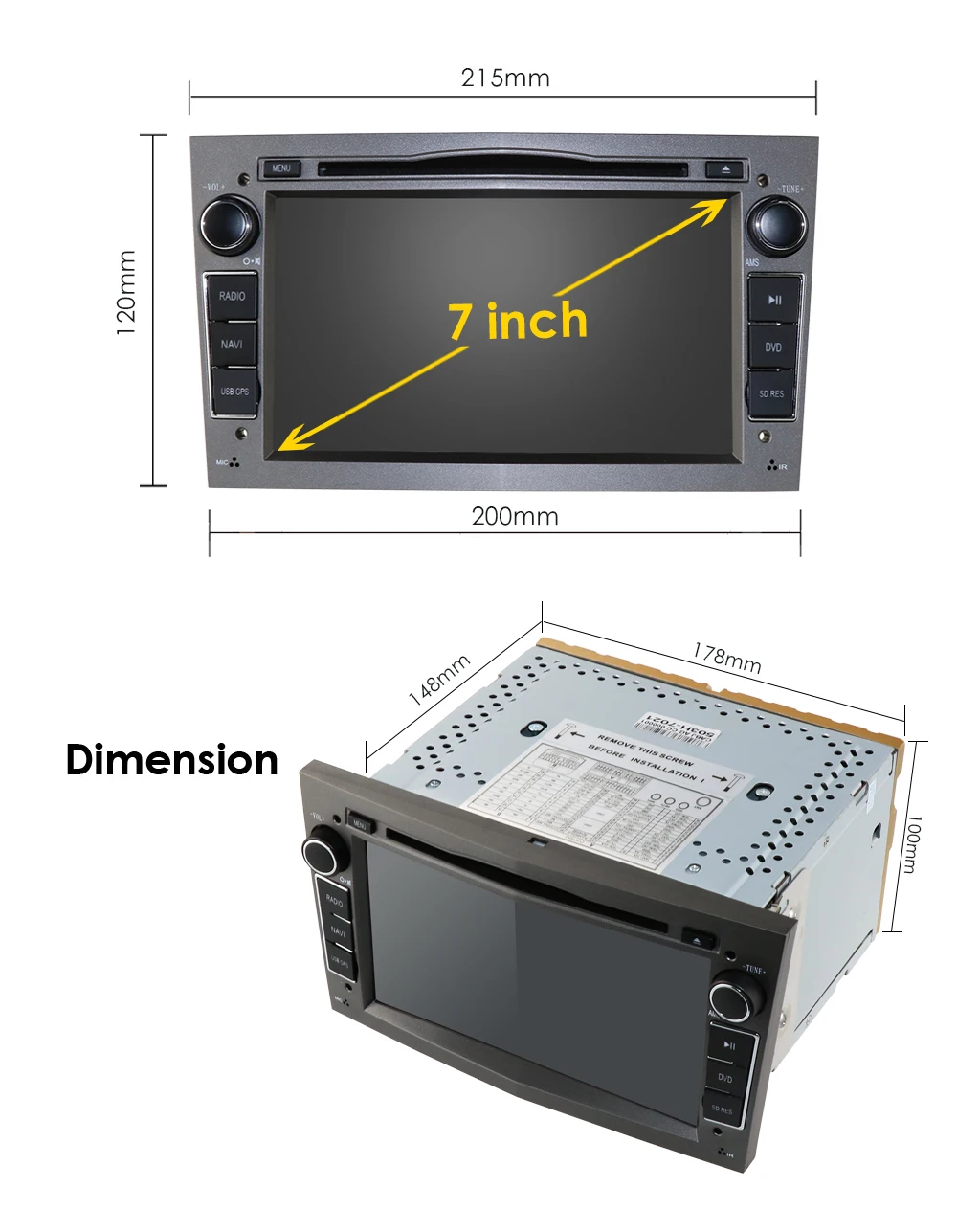 2 Din Android 10 автомобильный DVD плеер GPS для Opel Vauxhall Astra Meriva Vectra Antara Zafira Corsa Agila 7 &quotGPS