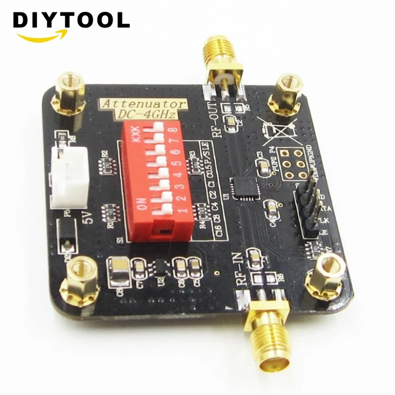 Pe4302 Digitale Rf Schritt Abschwächer Modul Hohe Linearität 0,5 Db 50-Ohm Rf Dsa