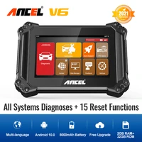 ancel v6 automotivo scanner obd2 car diagnosis tools brake emission wiper fuel system active test obd 2 diagnostic auto scanner