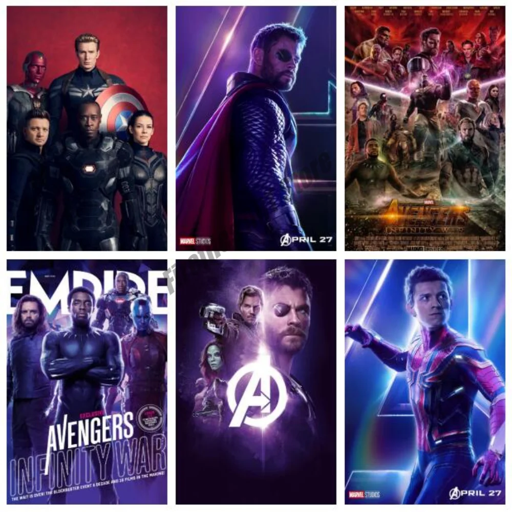 Набор для алмазной вышивки Мстители 3 Война бесконечности 4