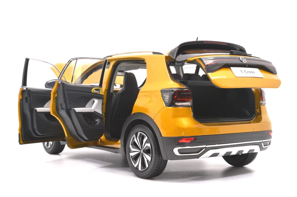 1/18 1:18 1 18 масштаб VW T-Cross 2019 золото статическое моделирование литье под давлением