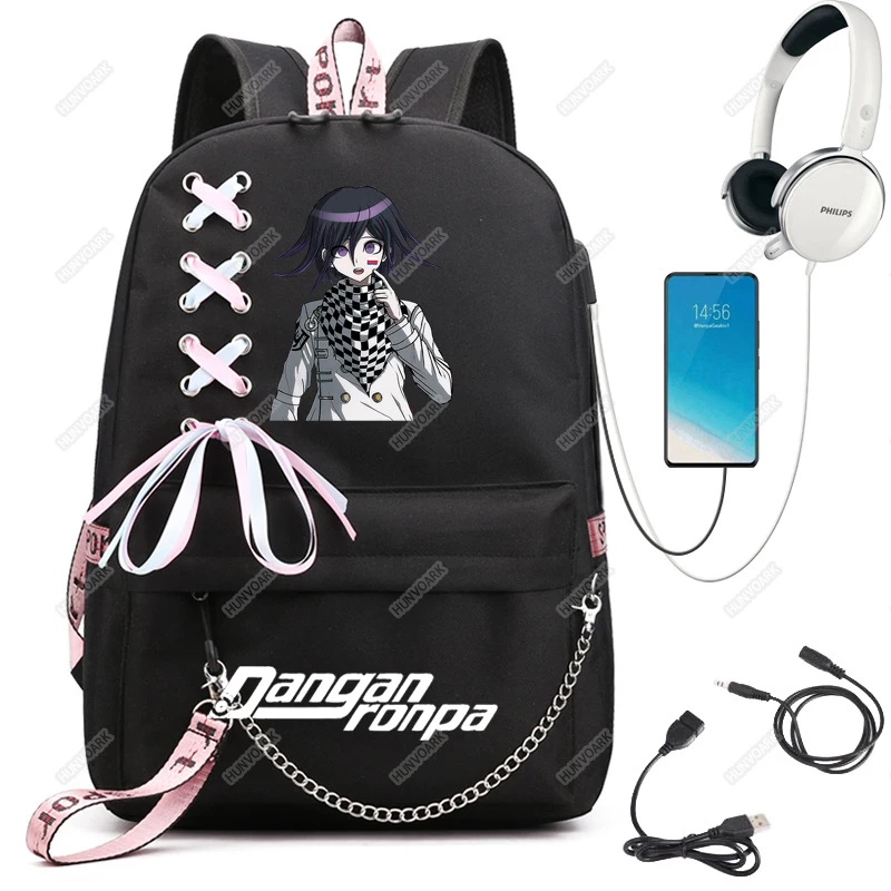Детский Школьный рюкзак Danganronpa Monokuma Новый Повседневный Рюкзак для подростков