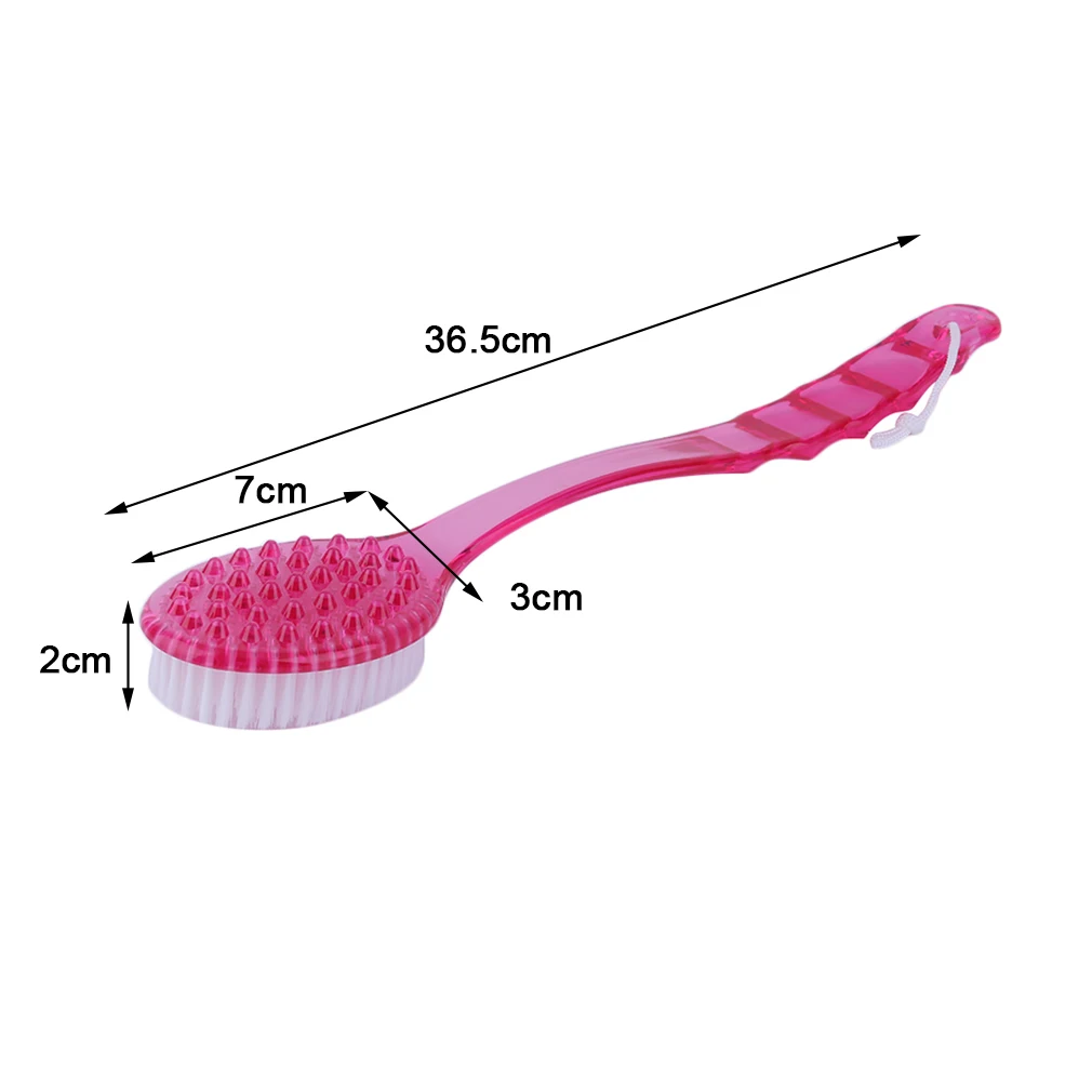 

Long Handled Plastic Bath Shower Back Brush Scrubber Skin Cleaning Brushes Body for Bathroom Accessories Cleaning Tool