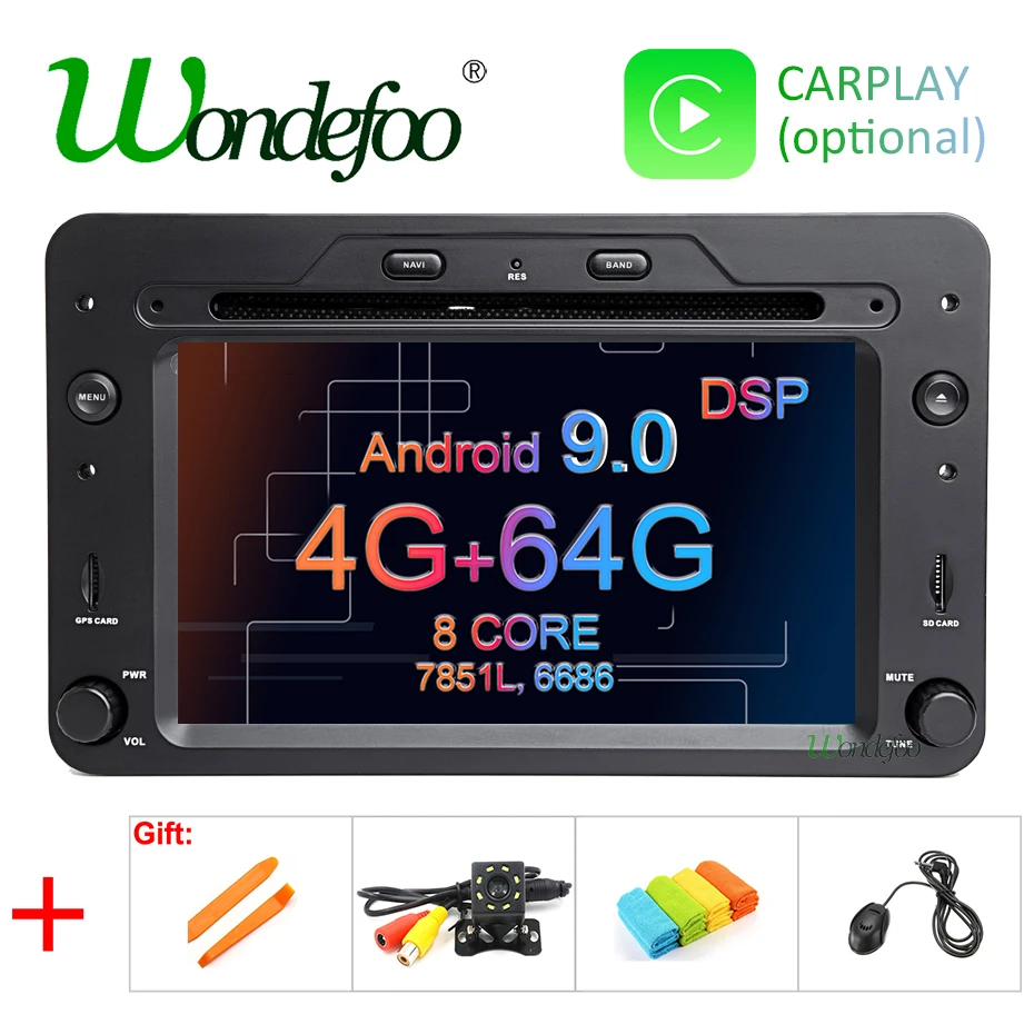 DSP 4G 64G Android 9,0 автомобильный DVD gps для Alfa Romeo Spider Alfa Romeo 159 Brera 159 Sportwagon Радио стерео Авто навигация