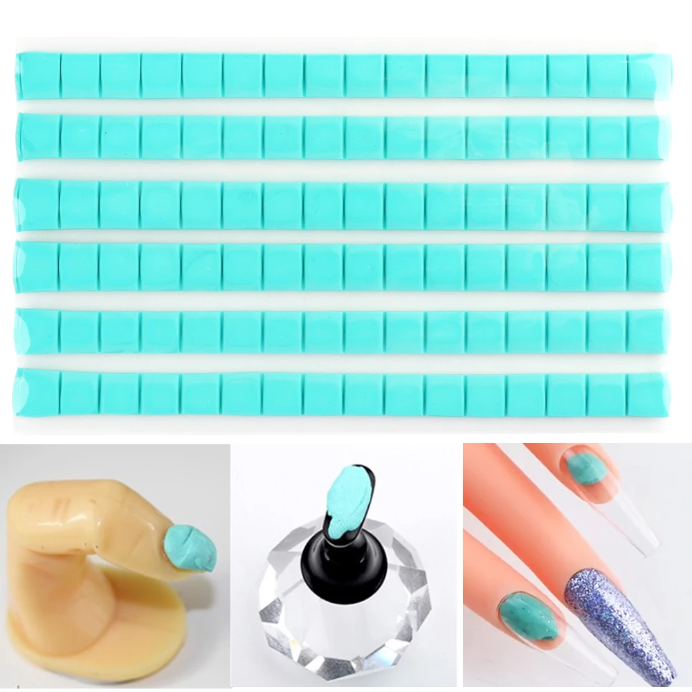 Клей для ногтей 96 шт. пластилин фиксации типсов многоразовая клеевая глина