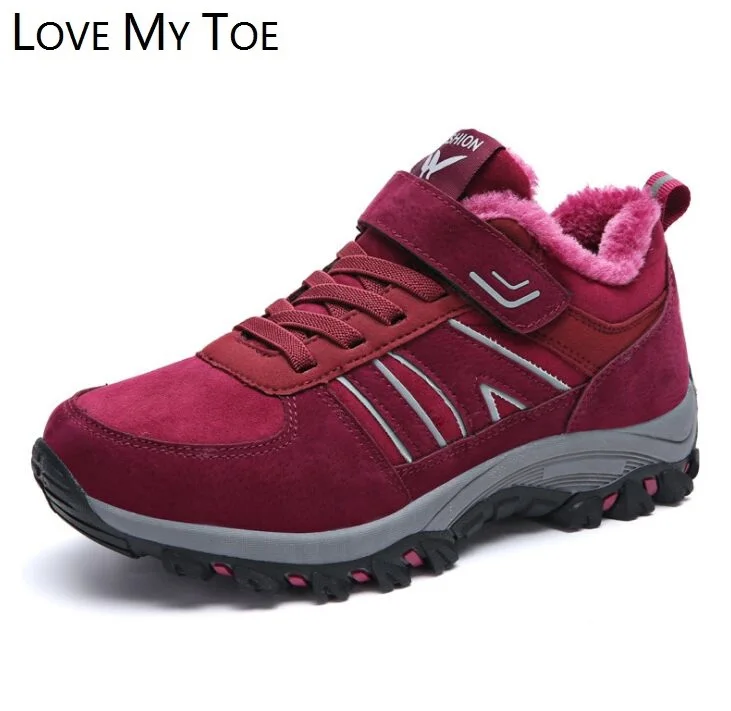 Новинка 2019 водонепроницаемая зимняя теплая замшевая хлопковая обувь на танкетке