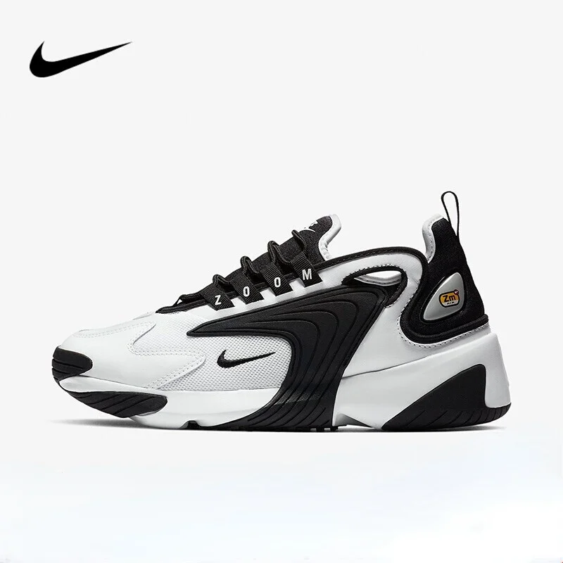 

Nike daddy shoes female ZOOM2KNike black and white panda sports casual shoes AO0354-100