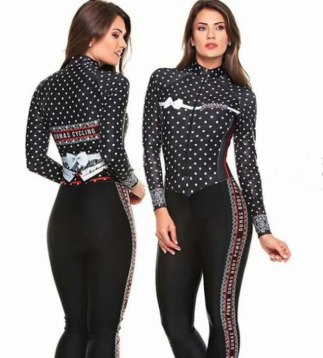 

2021 Women's Pro Team Triathlon Suit Cycling Jersey Skinsuit Maillot Cycling Ropa Ciclismo Long Sleeve Set 9D Gel Pad Quick Dry