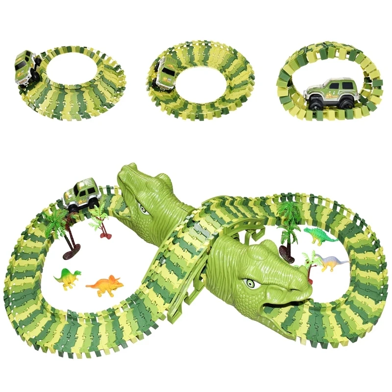 153 шт. детский гоночный автомобиль динозавр | Игрушечный транспорт