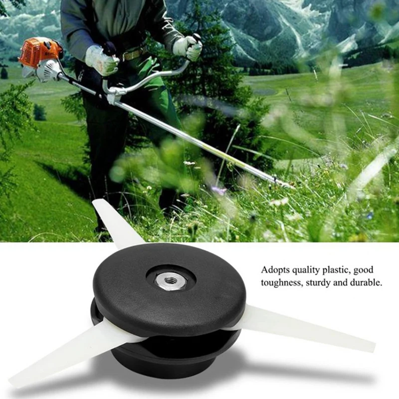 

Grass Brush Trimmer Head Cutter Fit Replacement Polycut 6-3 Mowing Head Three-Blade Models of Grass Garden Tools