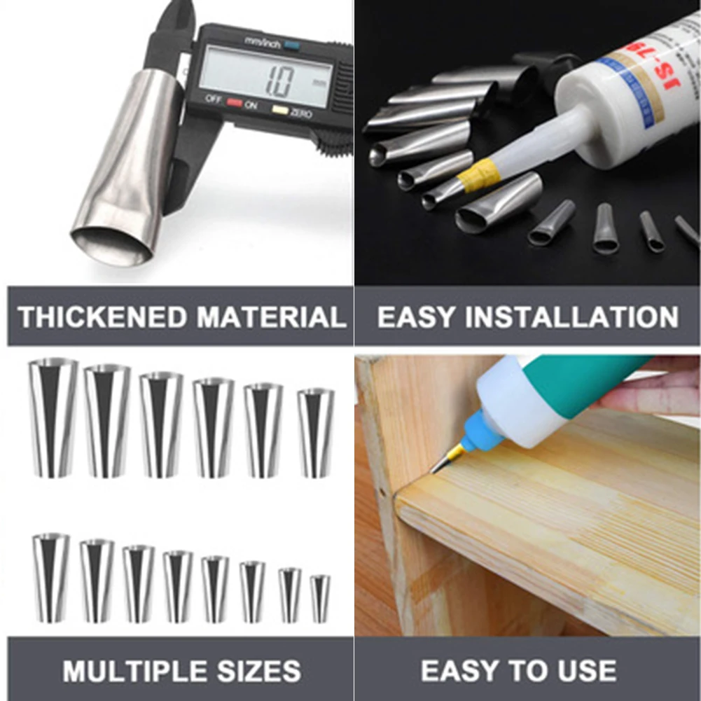 27 шт. набор отделочных приспособлений из нержавеющей стали аппликатор сопла для