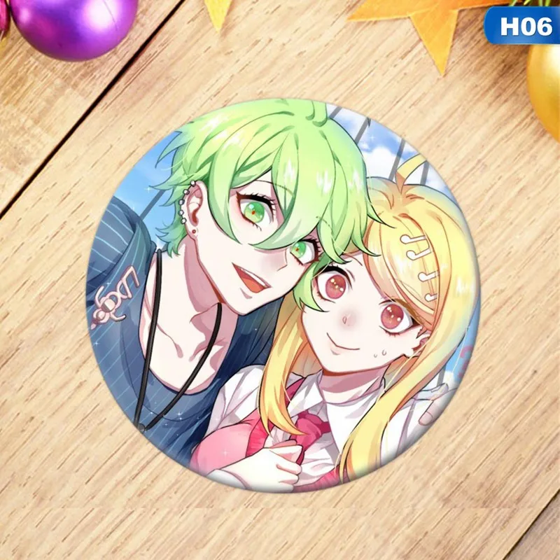 

2020NEW Danganronpa Characters Japan Anime Tinplate Brooches Badge Pin Bag Pendant Gift School Cosplay Backpack Clothes